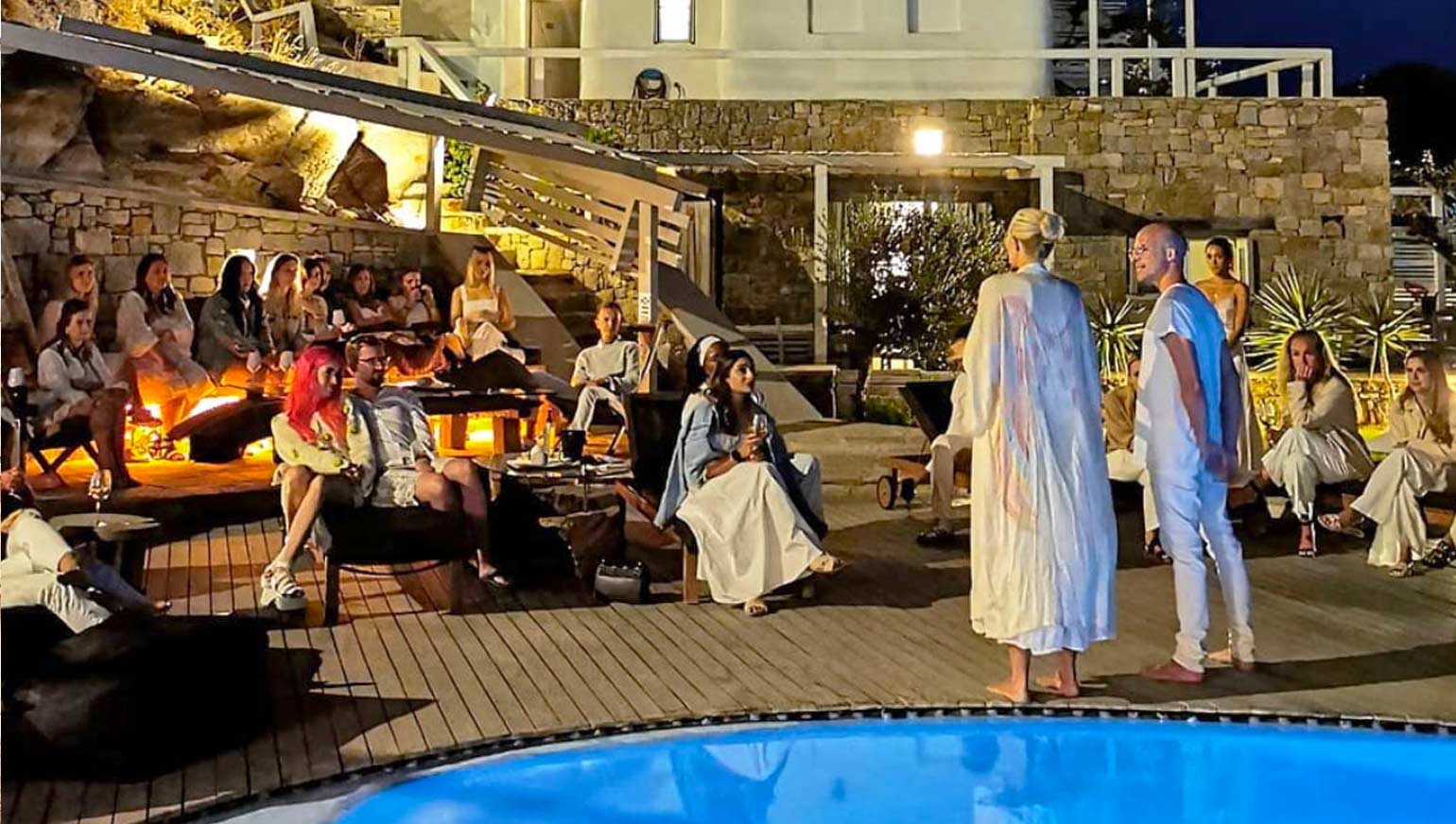 First Mykonos retreat by the pool
