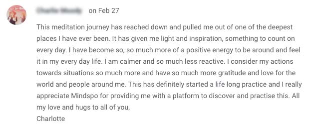 Student testimonial 6